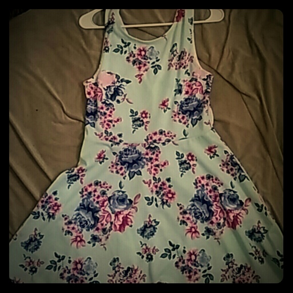Mint Flowy dress