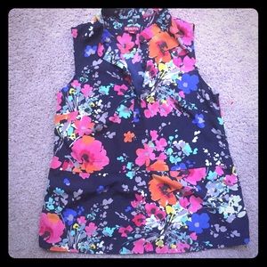 Merona Floral Print Blouse