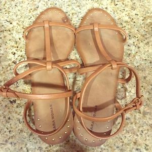 Tan Zara sandals