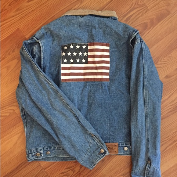 💰🇺🇸Vintage Ralph Lauren American Flag Denim