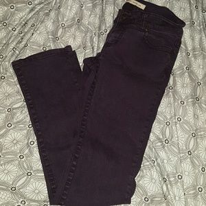Deep Purple Mid Rise Jeans
