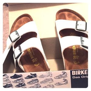 White Birkenstock
