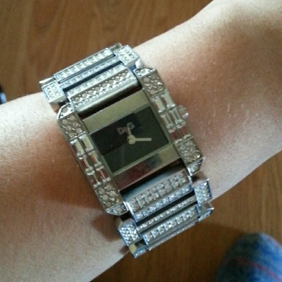 Crystal D&G bracelet watch