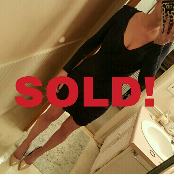 ASOS navy blue dress