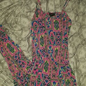 Printed Jumpsuit with Jogger ankle