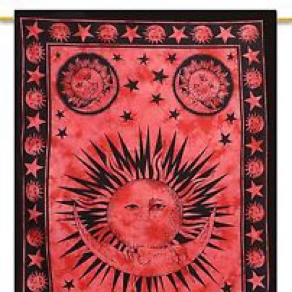 Sun moon tapestry
