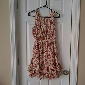 Oh! Mamma Ruffled Floral Maternity Dress