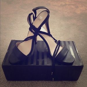 Victoria's Secret ankle tie Strappy Sandal