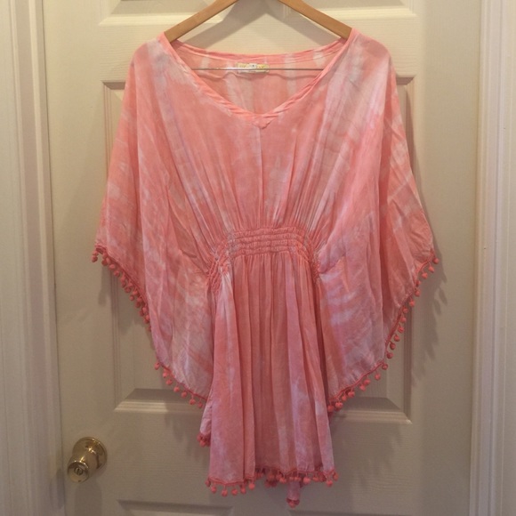 Ava Sky Pink Tie Dye Tunic