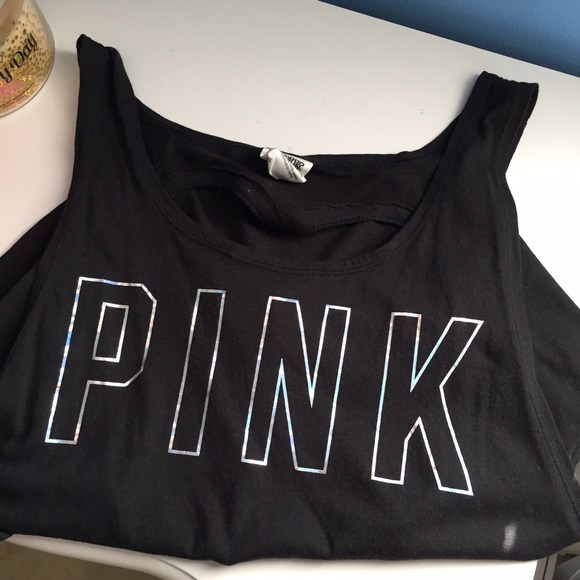 PINK Victoria's Secret Tops - ♠️Heart-Backed Pink Tank