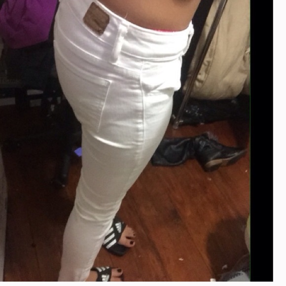 All white AEO jeans - Picture 2 of 2