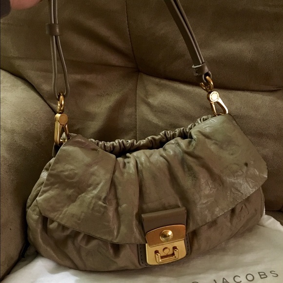 SALE Marc Jacobs lamb leather shoulder bag