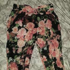 Floral Jogger with pockets