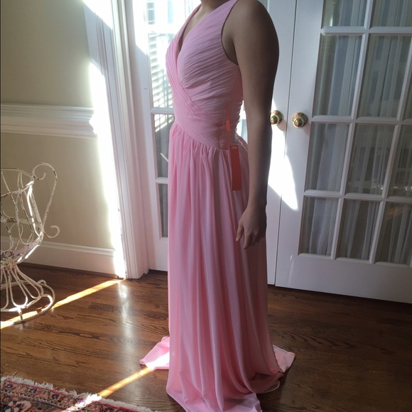 Pink prom dress
