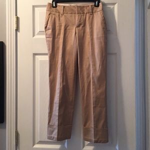 Banana Republic Stretch petite cropped khaki pant