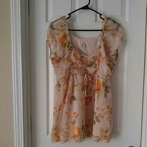 Motherhood Maternity Sleeveless Floral Top