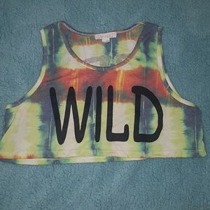 Forever 21 Wild Spirit Crop Top Size S