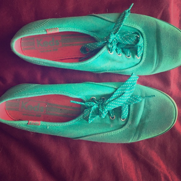 Teal blue keds size 8.5