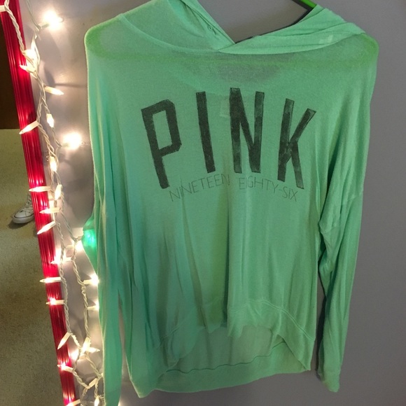 PINK thin hoodie/sweater