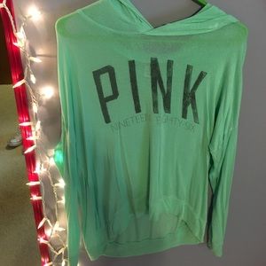 PINK thin hoodie/sweater