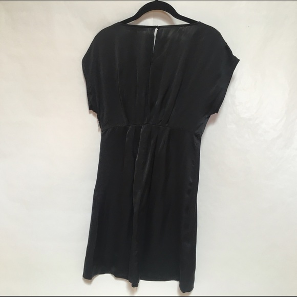 BCBGMAXAZRIA Silk Black Shift Dress - Picture 4 of 4