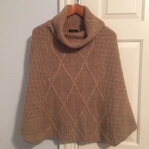 Knitted poncho
