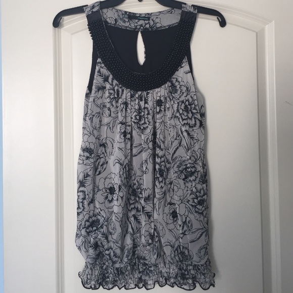 Maurice's floral tank--medium