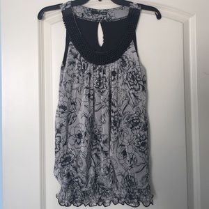 Maurice's floral tank--medium