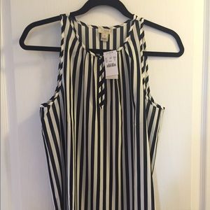 J. Crew Flowy Striped Top