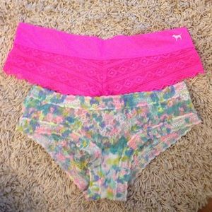 2 pairs of Victoria's secret underwear