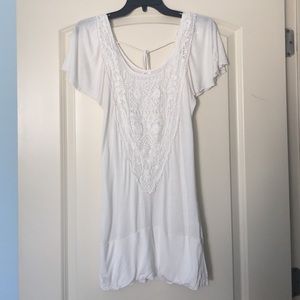 Studio Y (Maurice's) ivory Tunic--Medium