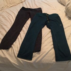 Two pairs of Nike leggings! TWO FOR ONE!