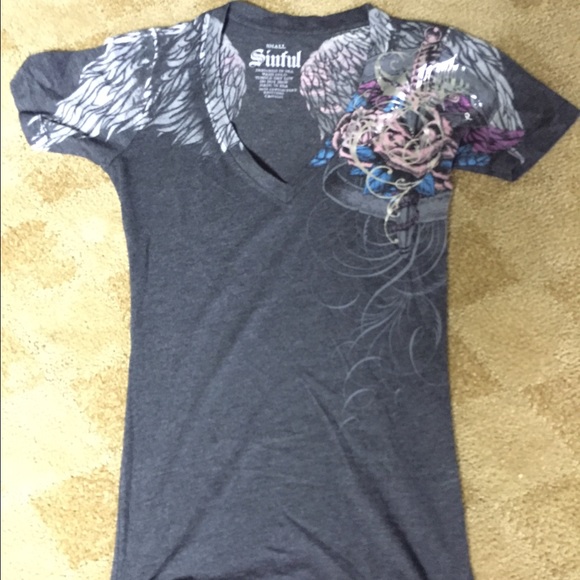 SINFUL V Neck shirt