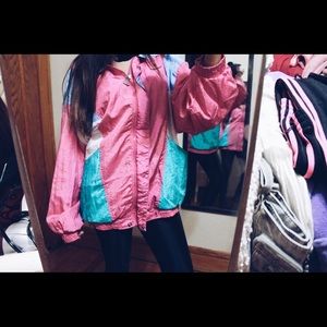 Vintage color block jacket