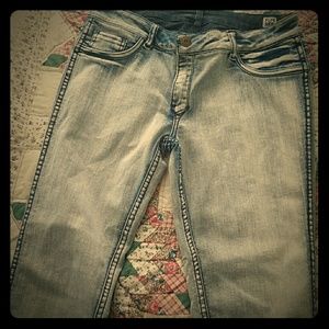 Reversible flip side jeans