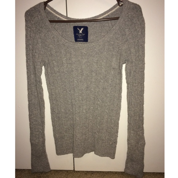 Grey AE sweater