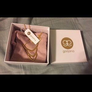 Gorjana 18K gold Amanda Triple Crescent necklace