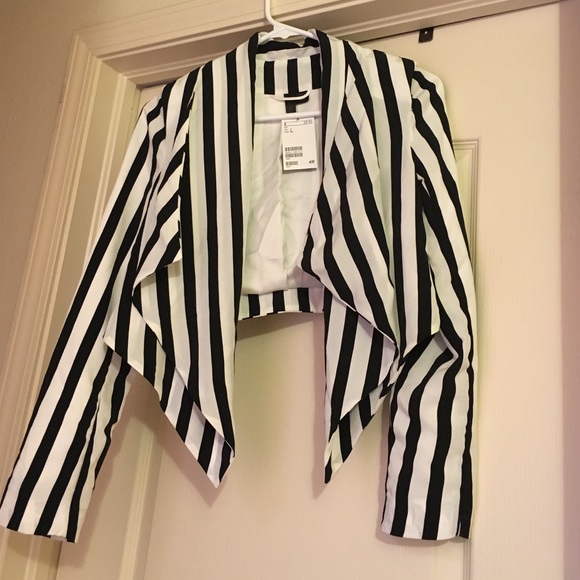 H&M pinstriped blazer