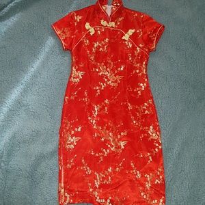 Handmade Vintage Oriental Style Dress