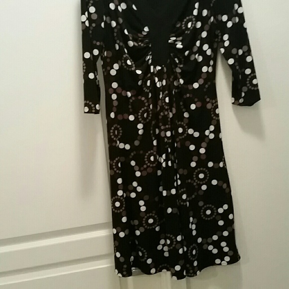 Polka Dot Patterned Dress - image 2