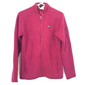 Patagonia better sweater full zip jacket magenta