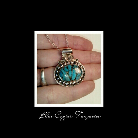 👍SOLD MeCRI 👍BLUE COOPER TURQ RING - Picture 4 of 4