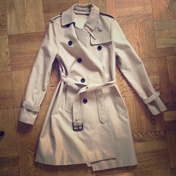 Coach beige trench coat