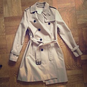 Coach beige trench coat