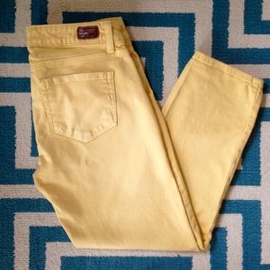 Paige Yellow Jean Capris