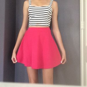 Pink skirt