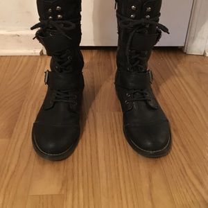 Black boots