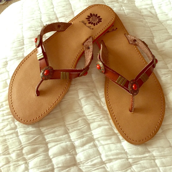 Yellow Box Flip Flops