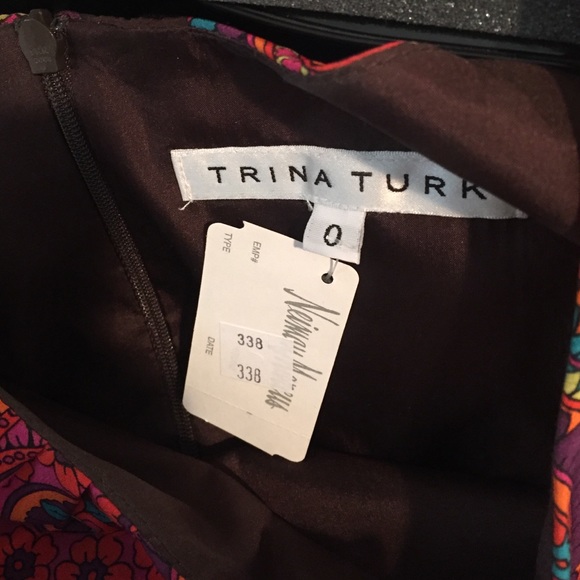 NWT Trina Turk dress size 0 - Picture 4 of 4