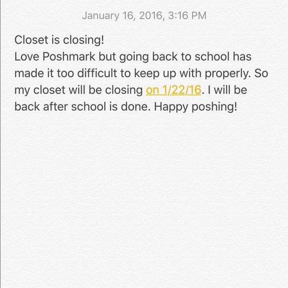 Closet closing!